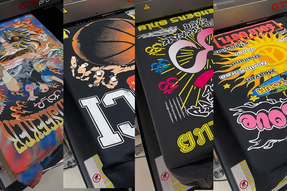 ตัวอย่างผลงานเสื้อยืดพิมพ์ลาย DTG คุณภาพสูงจาก Doink Studio